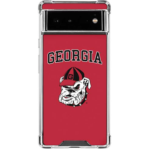 University of Georgia Bulldogs Google Pixel 6 Clear Case
